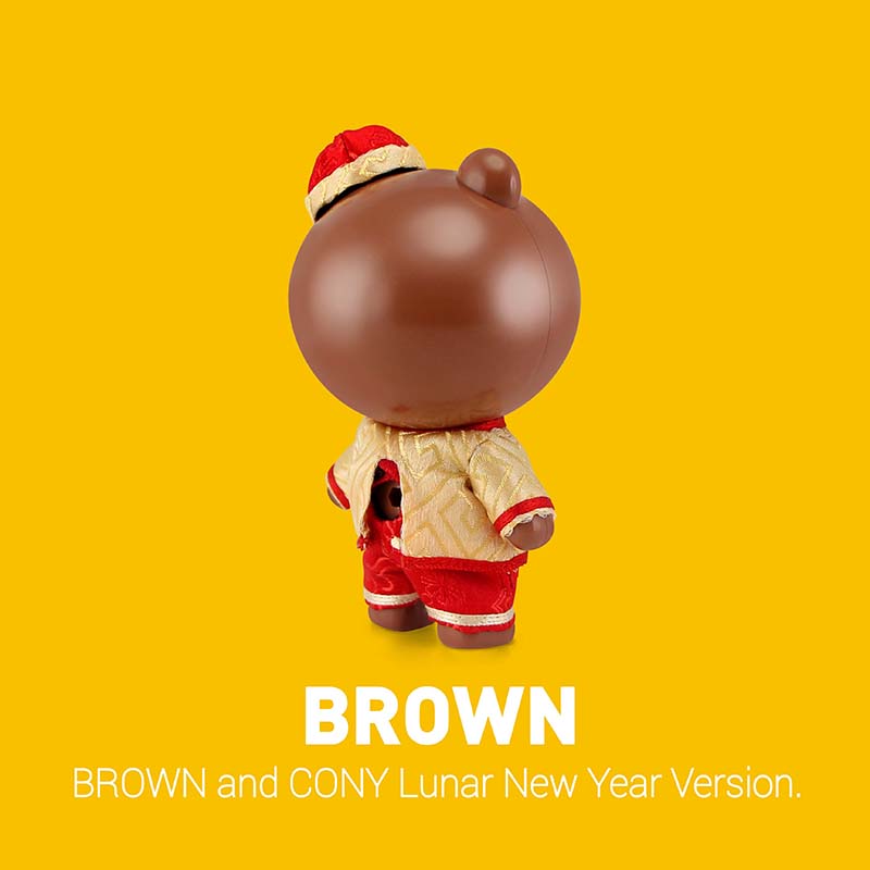 [P-Style] LINE FRIENDS - BROWN Lunar New Year Version